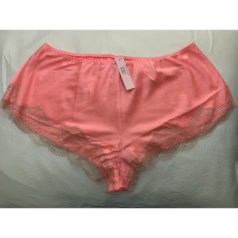 VS Silk Lace Trim Sleep Shorts